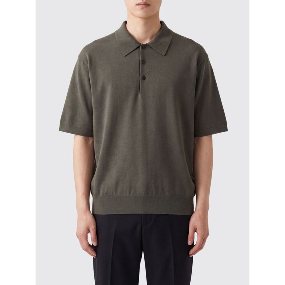 Auralee Polo Shirt Men Olive